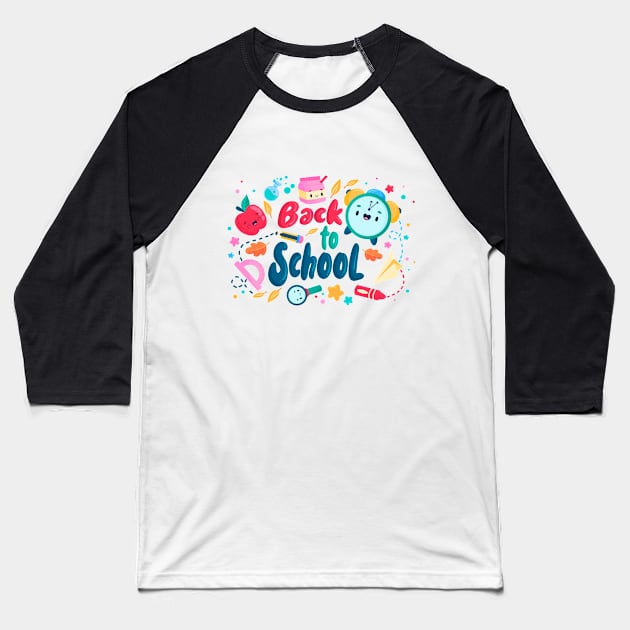 Back to School Baseball T-Shirt by Lovely Arts